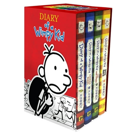 Diary of a Wimpy Kid: Diary of a Wimpy Kid Box of Books 1-4 Revised (Hardcover)