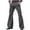 Dark Gray, variant on Zynviq Zipper Men Bell Bottom Flare Pants High Waist Solid Vintage Baggy Dress Pants Pants for Men Brown 2XL