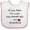 White and Pink, variant on Inktastic If You Think I'm Cute You Should See My Grandma Boys or Girls Baby Bib