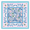Chinoiserie Traditional, variant on Mahjong Table Mat 33 x 33 Inch, Non-Slip Noise Reducing Chinoiserie Bird Peony Floral Mahjong Table Cover with Storage Bag, Pink Oriental Garden Game Table Pad, Card Game Mat