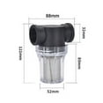 thumbnail image 1 of Water Pipe Irrigation Filter Household Water Pre-filter Strainer Purification Filter Transparent Mesh Pipeline Pre-filter Strainer, 1 of 9