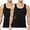 Black/Black, variant on Men's Compression Shirts 2 Pack Slimming Shapewear Tank Top Vest Tummy Control Undershirt for Men