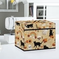 thumbnail image 5 of HELLHERO Sewing Machine Waterproof Cover 17.7x8.6x12.5 Inch Fits Most Sewing Machines Lightweight Halloween Carnival Scene, 5 of 8