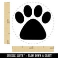 thumbnail image 2 of Paw Print Solid Self-Inking Rubber Stamp Ink Stamper - Brown Ink - Medium 1 Inch, 2 of 7
