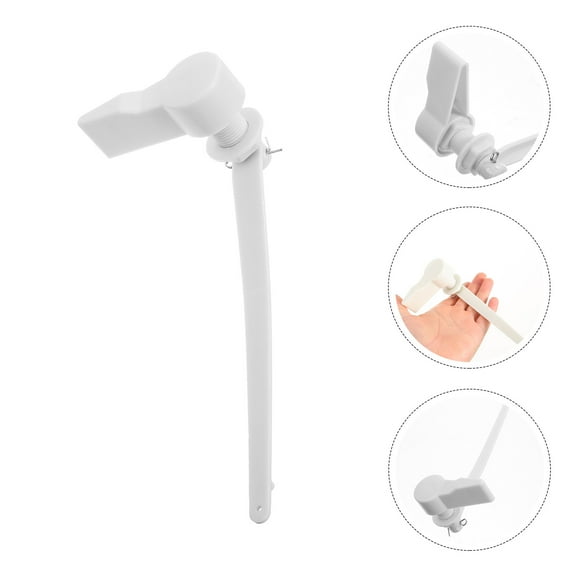 WASHWEPE Toilet Front Mount Handle Plastic 1Set 7.7x2.8x2.4In