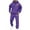 Dark Purple, variant on Men's Autumn Winter Casual Fashion Letter Print Hooded Sweatshirt Long Sleeve Pullover Top
