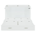 thumbnail image 6 of MODERNLUXE Multi-Functional 2-in-1 Murphy Cabinet Bed,Full Size Bed Frame Murphy Chest Bed with Built-in Power Strip & Drawer, Full Foldable Platform Bed, White, 6 of 7
