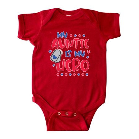 

Inktastic Memorial Day My Auntie is My Hero Gift Baby Boy or Baby Girl Bodysuit