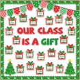 thumbnail image 1 of Set de Tablero de Anuncios Navideño "Nuestra Clase es un Regalo", 1 of 7