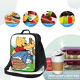 thumbnail image 4 of Winnie Bear P-ooh Lunch Bags Portable Insulated Lunch Box Tote Bag Cooler Office Picnic, 4 of 9