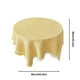 thumbnail image 3 of Mantel Redondo de Poliéster Amarillo de 90X90 Cm para Fotos, Ideal para Fiestas de Cumpleaños, Decoración de Dormitorios y Como Mantel., 3 of 7