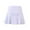 Pleated-White, variant on SILVERCELL Teens Girls Casual Mini Skirts with Liner Kids Little Girl Athletic Culottes Pleated Skater Skirt Tennis Skirt Skorts, 6-16 Years