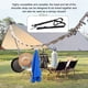 thumbnail image 2 of Greeniant Cuerda colgante para acampar, Picnic, pesca, escalada, lona, dosel, coche, RV, colgador de cordón, correa para acampar al aire carpas Negro, 2 of 6