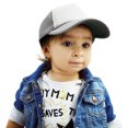 thumbnail image 4 of DALIX Infant Trucker Hat Baby Girls Boys Cap in White/Light Gray (2-Pack), 4 of 6