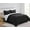 Noir, variante sur Ensemble de literie complet de luxe Swift Home, toutes saisons, taille king, noir