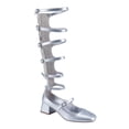 thumbnail image 4 of BELOVELY 【ROME-1】 Unilady Women Fringe & Hollow Out Design Fashion Boots, Vacation Square Open Toe Gladiator Sandal Boots For Summer Girl Shoe, 4 of 8