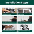 thumbnail image 2 of Adjustable 12-Step Pull Down 10FT Wall Mounted Ladder for Loft Home Storage Room Industrial Plant, 2 of 7