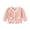 Pink, variant on lnmuld Kids Coats Stylish Girls Long Sleeve Cardigan Coat for Spring Summer Seasons with Decorative Bow Tie Detail Solid Color Size:3-6 Months