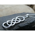 thumbnail image 5 of AFFY Double Infinity Pendant Necklace In 14k White Gold Over Sterling Silver, 5 of 6