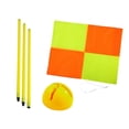 thumbnail image 4 of Bandera de esquina de fútbol, equipo de campo de juego, bandera deportiva de entrenamiento versátil, bandera de esquina de campo de fútbol para Base amarilla de 15 m., 4 of 8