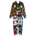thumbnail image 3 of The Cuphead Show Hooded Union Suit One Piece Pajama Outfit PJs Sleepwear, 3 of 7