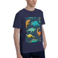 thumbnail image 2 of Bingfone Hand Drawn Seamless Men'S Loose Fit Short-Sleeve Pocket T-Shirt, 2 of 7