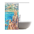 thumbnail image 2 of MKHERT Cliffs And Birds Shower Curtain Waterproof Bath Curtain Decor 66x72 inch, 2 of 2