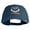Navy, variant on 8 AF Eighth Air Force Veteran Embroidered Washed Solid Pigment Dyed Cotton Twill Brass Buckle Cap - Navy OSFM