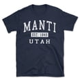 thumbnail image 1 of Manti Utah Classic Established Men's Cotton T-Shirt, 1 of 1