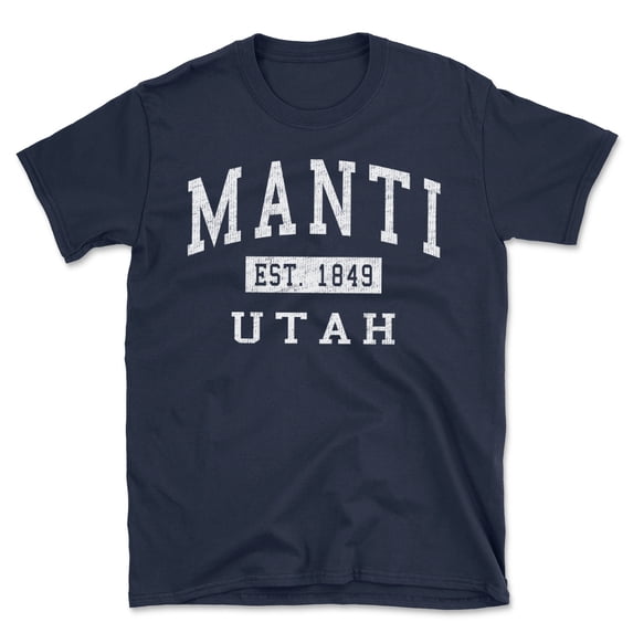 Manti Utah Classic Established Men's Cotton T-Shirt
