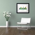 thumbnail image 3 of Trademark Fine Art "Denver Colorado Skyline Mclr-1" Canvas Art by Marlene Watson, White Matte, Black Frame, 3 of 4