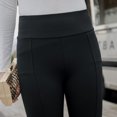 thumbnail image 3 of leggings Negros, Pantalones de Mujer para Usar en Primavera y Verano, Cintura Alta, Elásticos, Tobillos Pequeños, a la Moda, Ceñidos a la Cadera, Adelgazantes, Pantalones Ajustados, 3 of 11