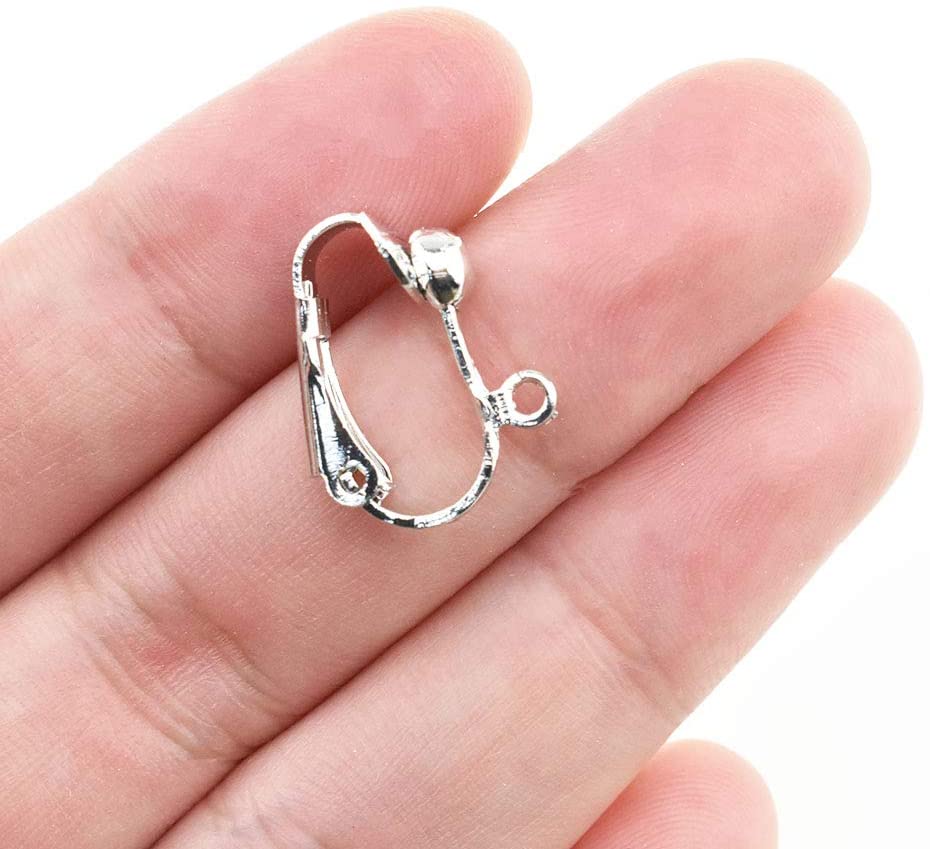 Clip on Earring Converter 17mm Length Non Pierced Ear Pad Post Stud