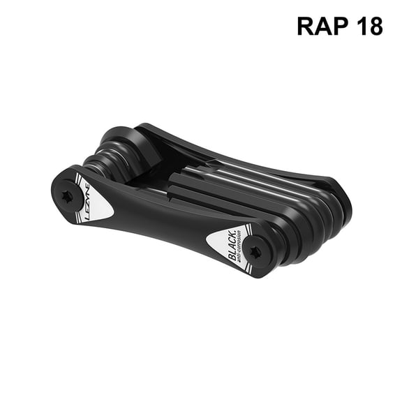 Lezyne RAP II 18 Multi-Tools, Number of Tools: 18, Black