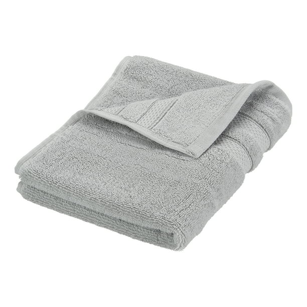 Hotel Style Turkish Cotton Bath Towel Collection, Hand Towel, Silver 1 Piece
