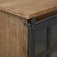 thumbnail image 6 of DecMode 16"W, 33"H Wood Industrial Standing Wine Rack, Brown, 1-Piece, 6 of 13