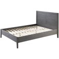 thumbnail image 1 of Lit Grand Transition en Bois de Pin Massif Gris, 1 of 7