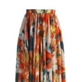 thumbnail image 5 of FINELOOK Summer Women Chiffon Floral Full Skirt Evening Party Long Maxi Dress, 5 of 5