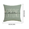 thumbnail image 5 of Spring Tupukom Easter Decorations Outdoors Border New Easter Pillow Set Printed Cushion Living Room Decoration Sofa Pillow Cushion, 5 of 5