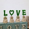 thumbnail image 1 of 4-Piece Set Of Creativing Letter Simulation Bag Plant Pots-Home Accessories Set-Office Desktop Window Sill Bonsai, 1 of 7