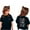 Black, variant on Nrmvnmi Kids Summer Casual T-Shirt Round Neck Short Sleeve Letter Print Blouse Loose Tee Tops For 4-16 Years Boys And Girls