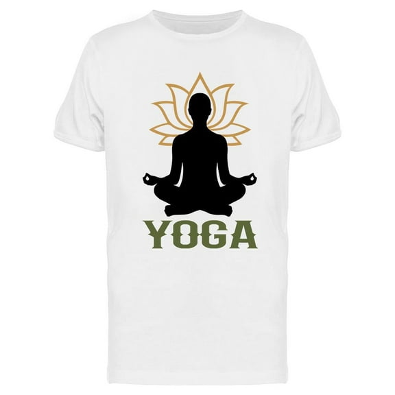 Yoga Peaceful Design T-Shirt Men -Image by Shutterstock, Male Large