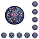 thumbnail image 1 of Moyic Posavasos para bebidas, tapete para taza de té Vintage, almohadilla bordada portátil, almohadillas aislantes para fiesta de Azul oscuro 10piezas, 1 of 6