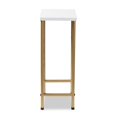 thumbnail image 3 of Wholesale Interiors WS-12223-Wine Rack 3.25 in. Baxton Studio Ramona Modern & Contemporary Gold Finished Metal Wine Rack with Faux Marble Tabletop, 3 of 5