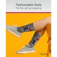 thumbnail image 5 of MeMoi Western Theme Bamboo Blend Crew Socks - Womens - Female, One Size, Denim Heather, 5 of 9