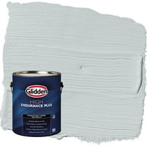 Glidden HEP Winter Chill / Gray Flat Exterior Paint with Primer, 1 Gallon