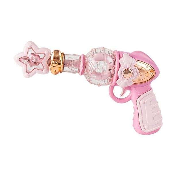 Luz de proyección brillante de colores con efectos de sonido, pistolas de juguete para niños, regalos de cumpleaños para niños y niñas, accesorios para juegos de rol, correr y jugar con luz.