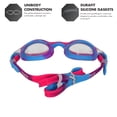 thumbnail image 3 of Gafas de natación TYR Youth Tie Dye Swimple, rosa/azul, de 3 a 10 años, 3 of 5