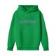 thumbnail image 4 of Moonsky Sudadera con capucha y cordón HUNTRX, estampado de grupo de chicas coreanas, jersey corto, suave y cómodo, top de manga larga para primavera y otoño. Verde 150, 4 of 5