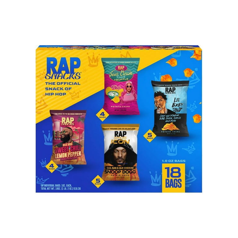 Rap Snacks Variety Box - 18ct/18oz